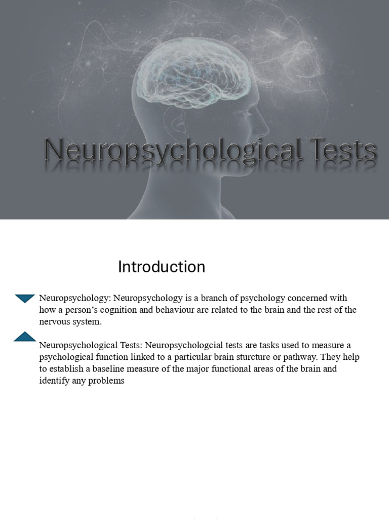 Understanding Neuropsychological Assessment | PDF | Neuropsychology ...