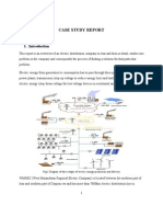 Case Study Report: Fig.1 Diagram of Three Stages of Electric Energy Production and Delivery