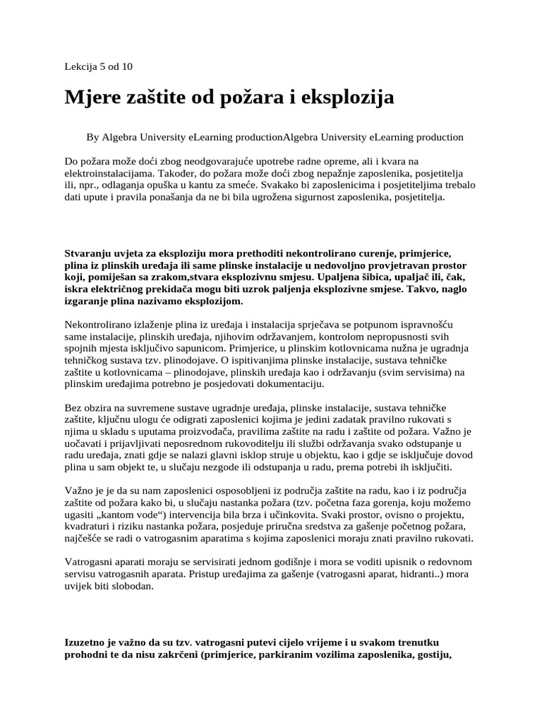 Lekcija 5 Od 10 | PDF