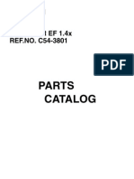 Parts Catalog: Extender Ef 1.4X REF - NO. C54-3801