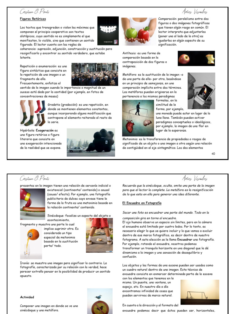 Metonimia Visual en Fotografía | PDF | Metáfora