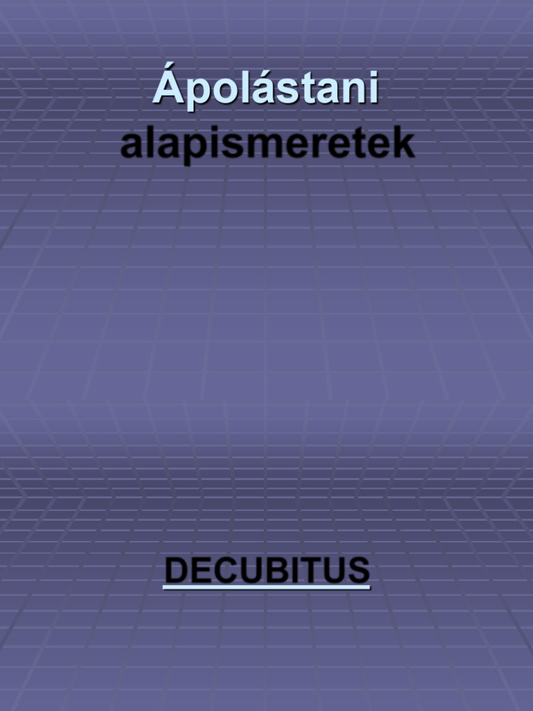 Decubitus | PDF