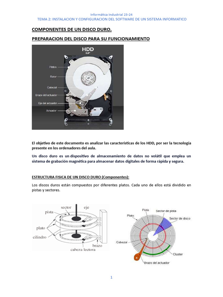 Disco Duro HDD | PDF | Arranque | Datos de computadora