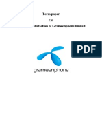 Term Paper On Customer Satisfaction of Grameenphone Limited