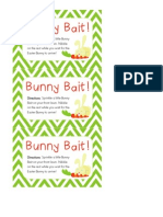 Bunny Bait Labels