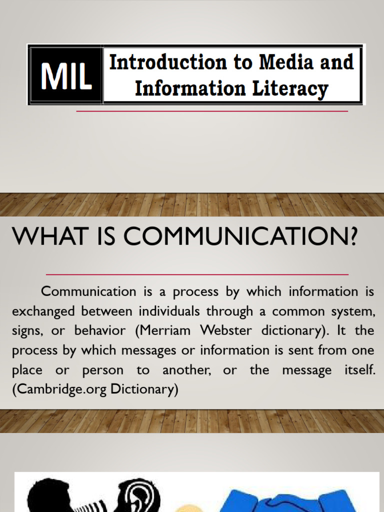 Understanding Communication Basics | PDF | Information Literacy ...