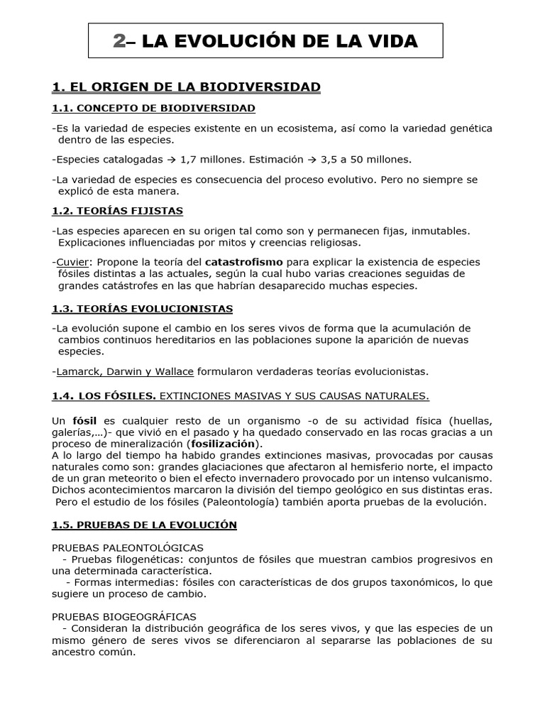 9 - La Evolución de La Vida | PDF | Evolución | Seleccion natural
