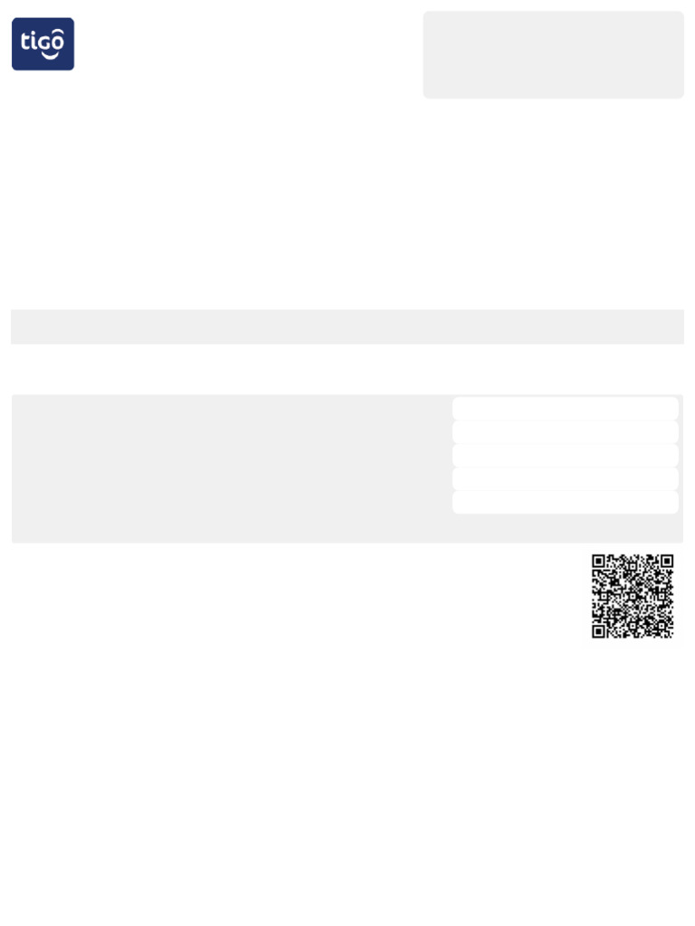 Factura de Servicios - Telecel Bolivia | PDF
