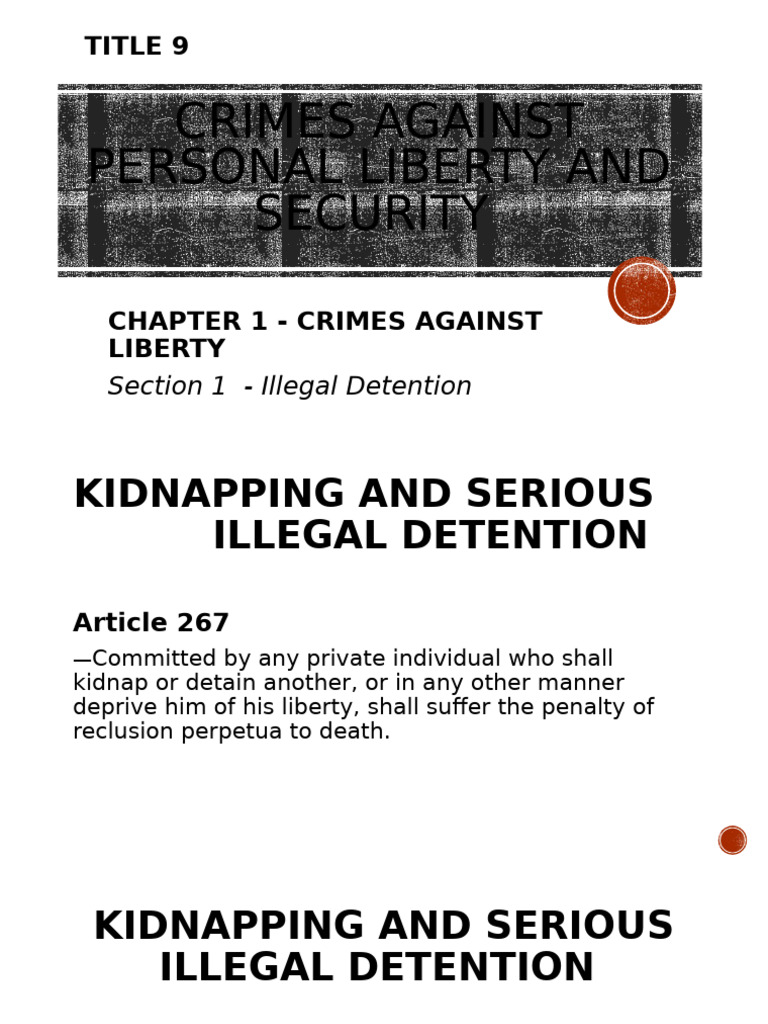 Book 2 (Art. 227, 228, 229) | PDF | Detention (Imprisonment) | Kidnapping