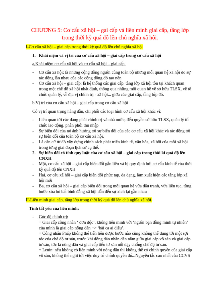 Chuong 5 | PDF
