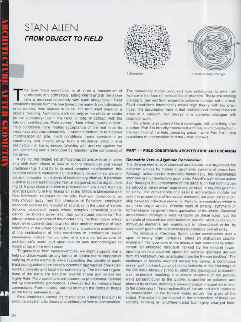 ALLEN From Object To Field | PDF