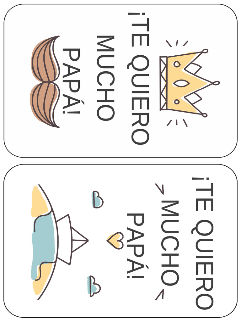 Tarjetas Dia Del Padre - Imprimibles Gratis - Frugalisima - PDF ...