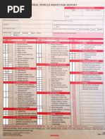DD Form 626 Vehicle Inspection Guide | PDF | Dangerous Goods | Tire