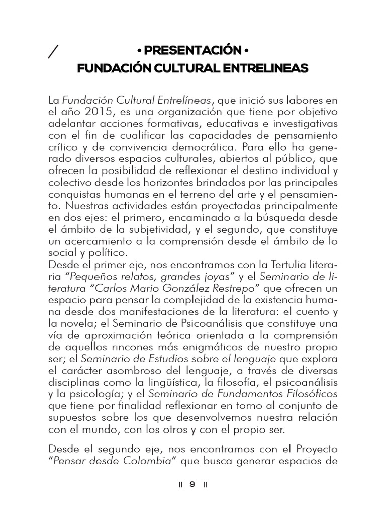 FuCu EntreLoneas | PDF | Verdad | Conocimiento