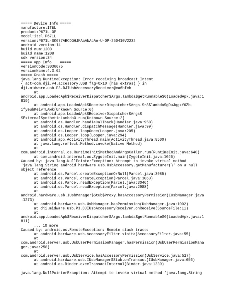 Crash 2025 06 15 15 16 01 | PDF | Java (Programming Language) | Object ...