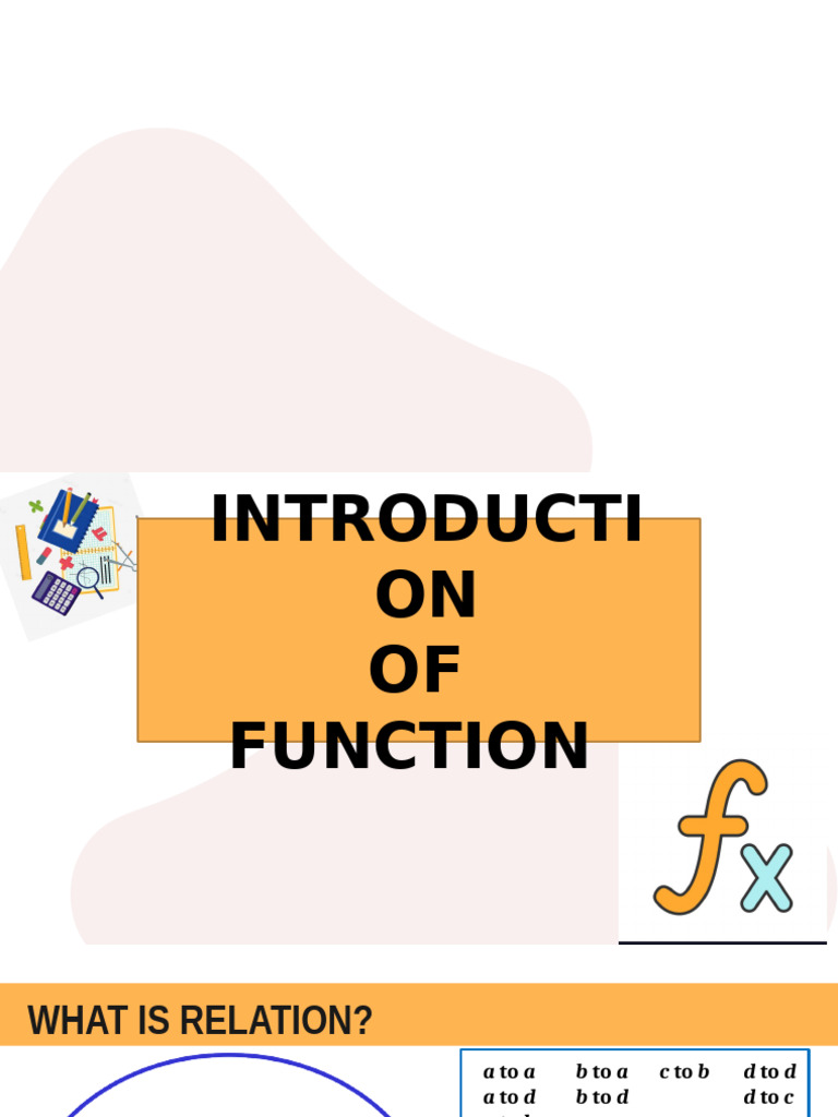 Introduction of Function For Student | PDF | Function (Mathematics ...