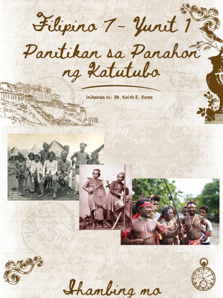Filipino 7 - Q1a1 | PDF