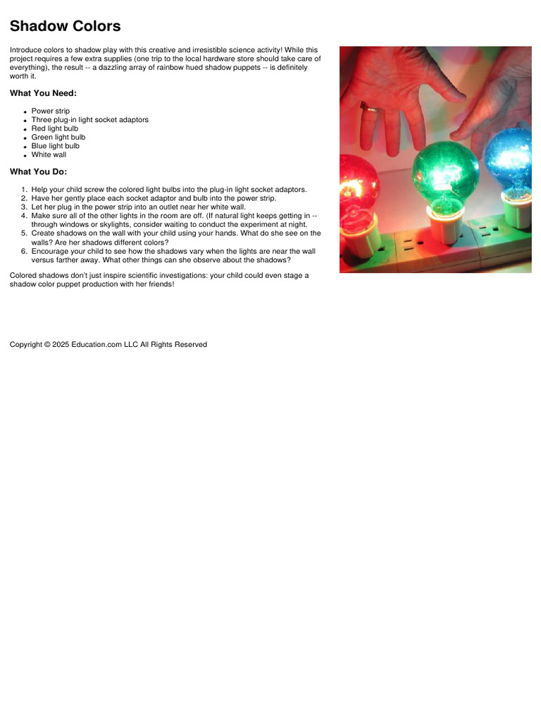 Shadow Colors | PDF