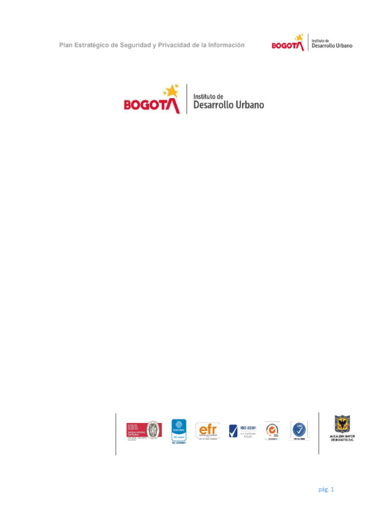 SGSPI Plan Estrategico de Seguridad y Privacidad 2025 V1.1 | PDF | La ...