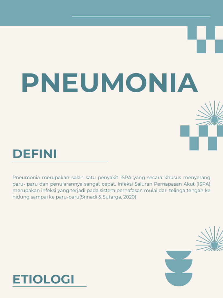 Panduan Lengkap Pneumonia pada Anak | PDF
