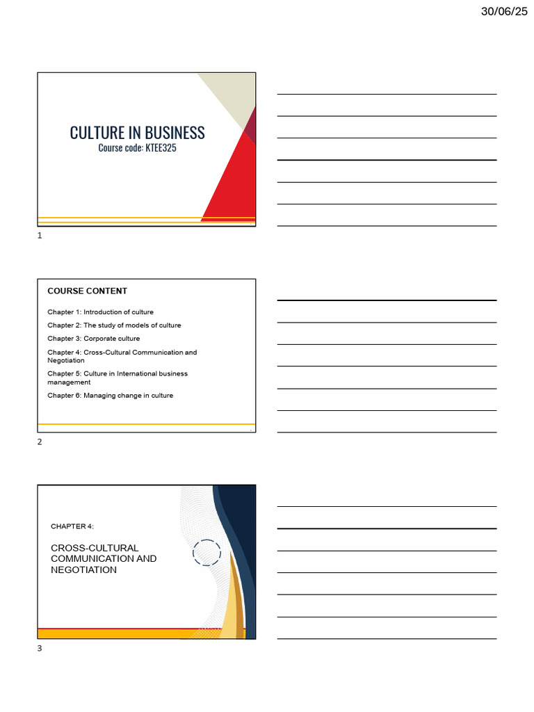 Implicit Messages in Cross-Cultural Communication | PDF | Negotiation ...