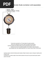 Marcy Scale Application in Metallurgy | PDF | Density | Applied And ...