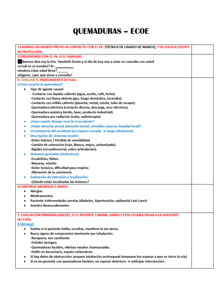 Manejo y Clasificación de Quemaduras | PDF | Quemar | Herida