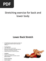 Developmental Stretching | PDF | Human Leg | Anatomical Terms Of Motion