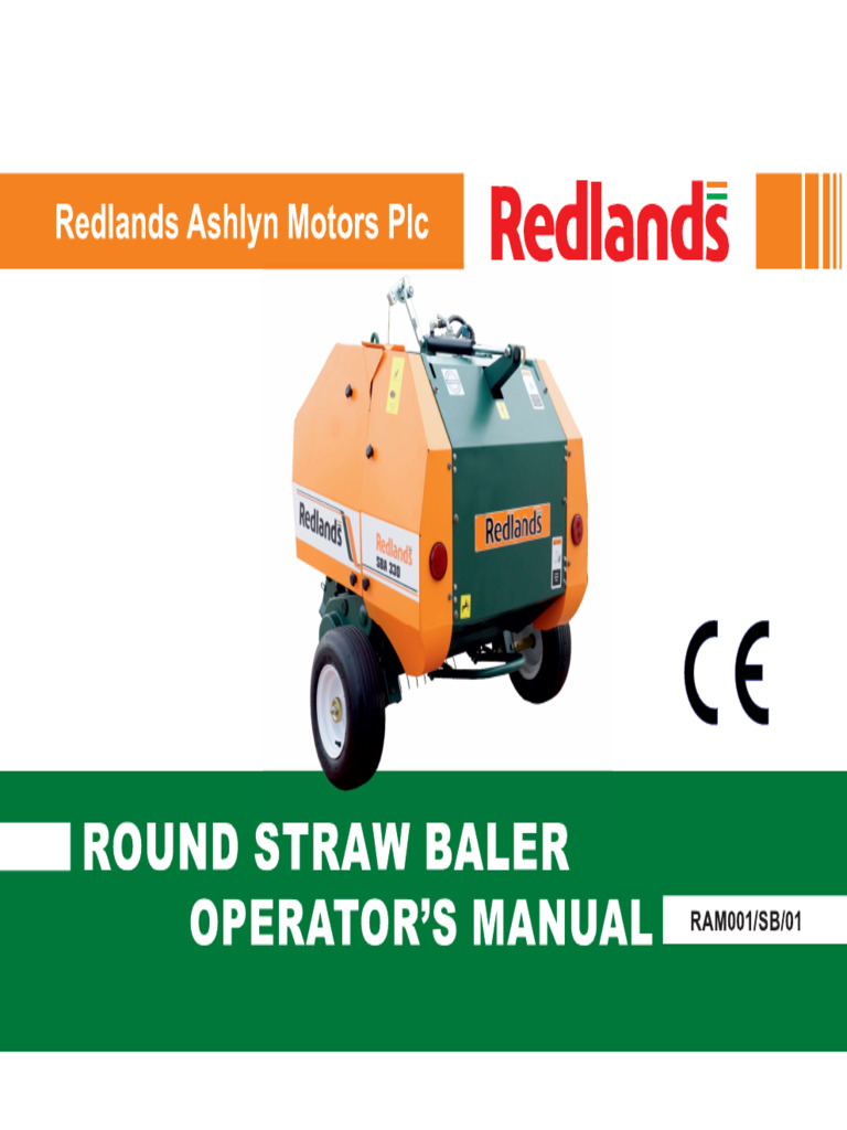 Baler Operators Manual Specs | PDF