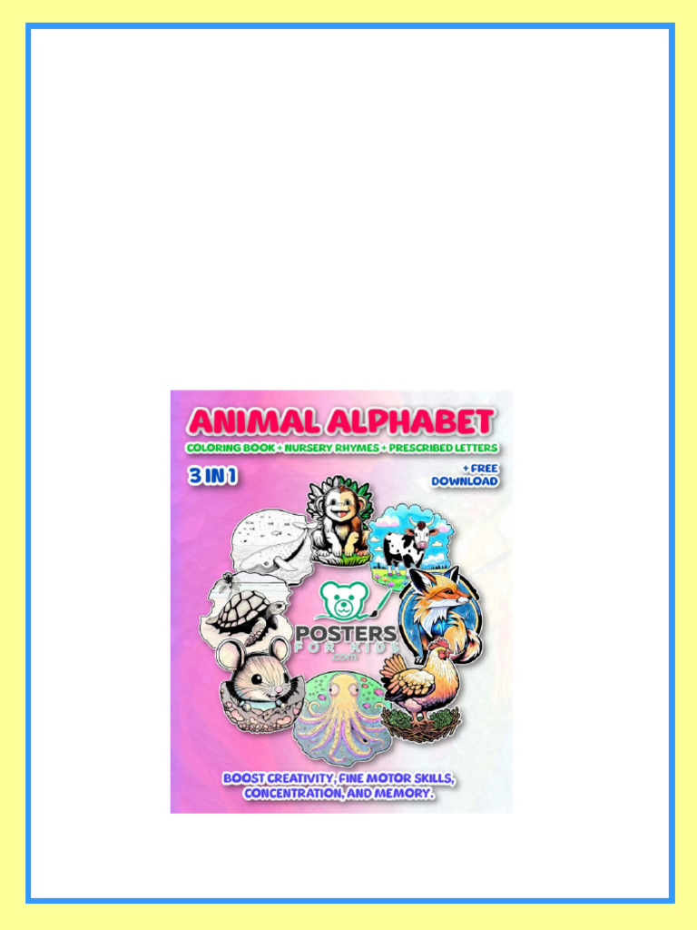 Animal Alphabet Coloring Book by Shubol3D 1st Edition Lubos Cernak pdf