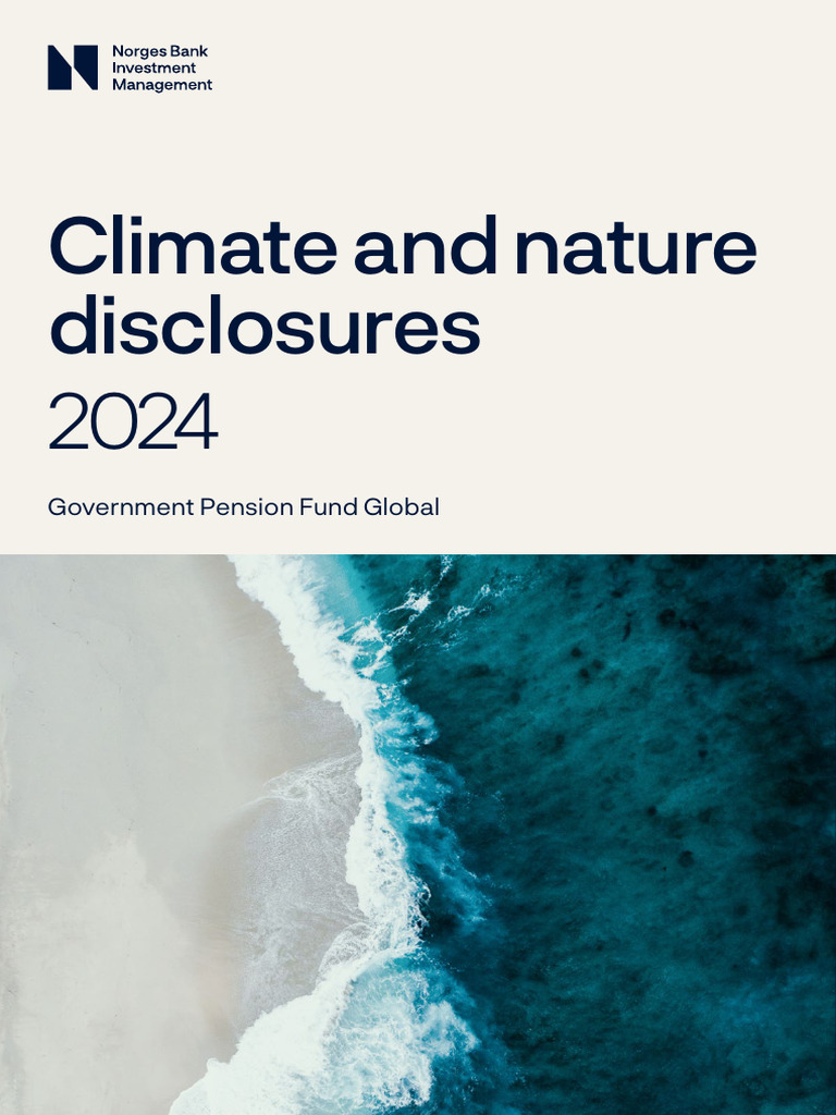 2024 Climate and Nature Disclosures | PDF | Climate Change Mitigation ...