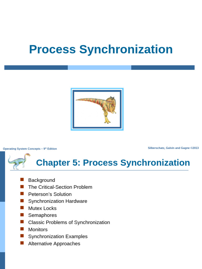 Process Synchronization in Operating Systems | PDF | Thread (Computing ...