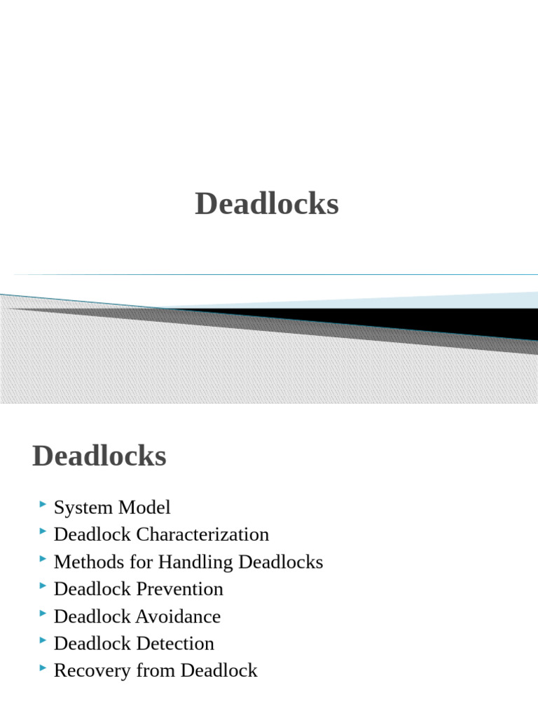 Understanding Deadlocks in Systems | PDF | Theoretical Computer Science ...