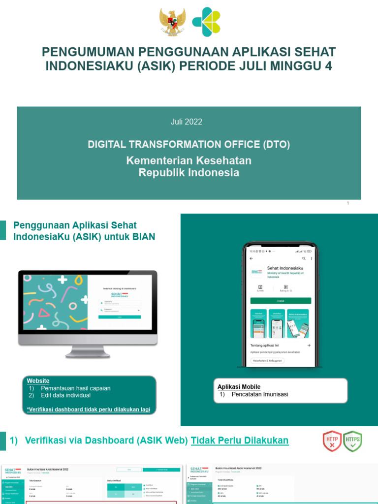 Panduan Penggunaan Aplikasi ASIK 2022 | PDF