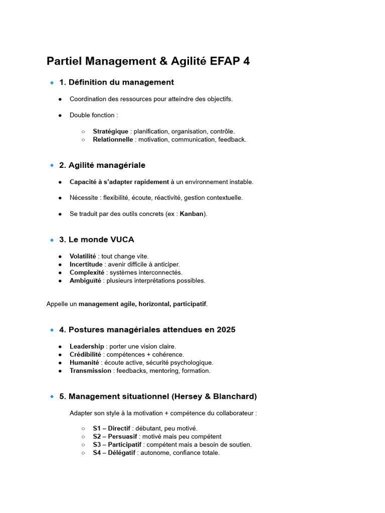 Management Agile et Outils Efficaces | PDF | Motivation | Motivant