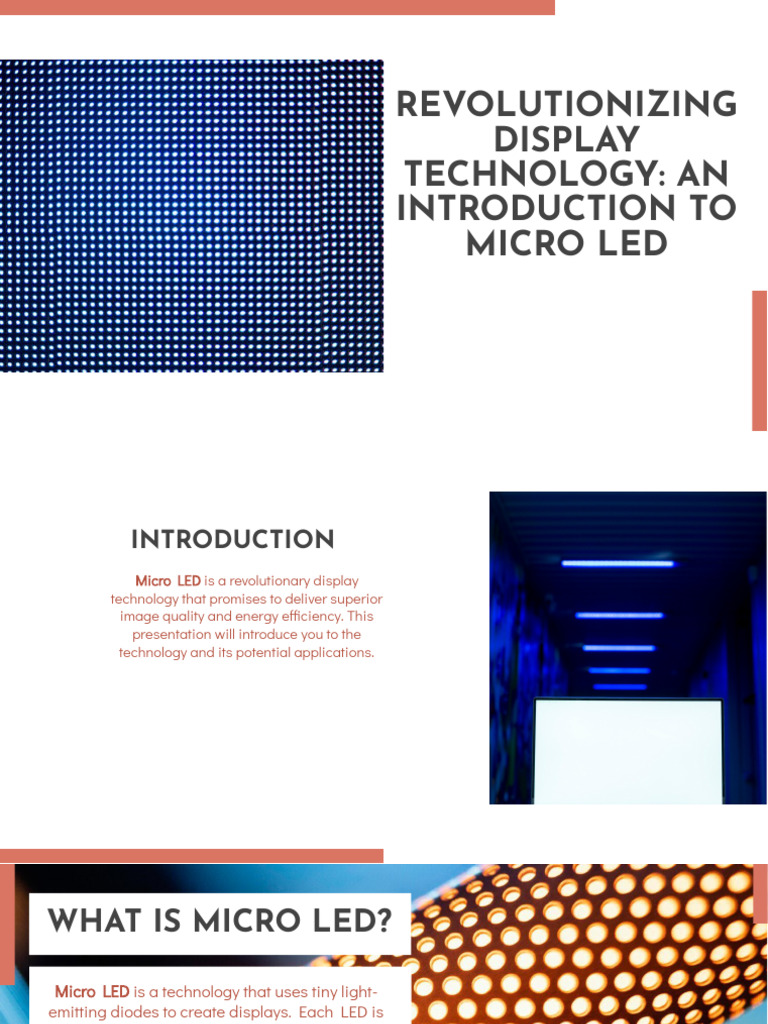 Micro LED Display Technology Overview | PDF