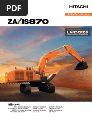 Product Large Excavators ZX870-7 ZX870LC-7 ZX890H-7 ZX890LCH-7