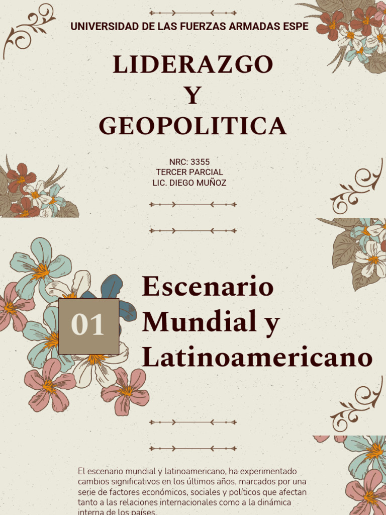 Liderazgo y Geopolítica en el Siglo XXI | PDF | Geopolítica | Ciencias ...