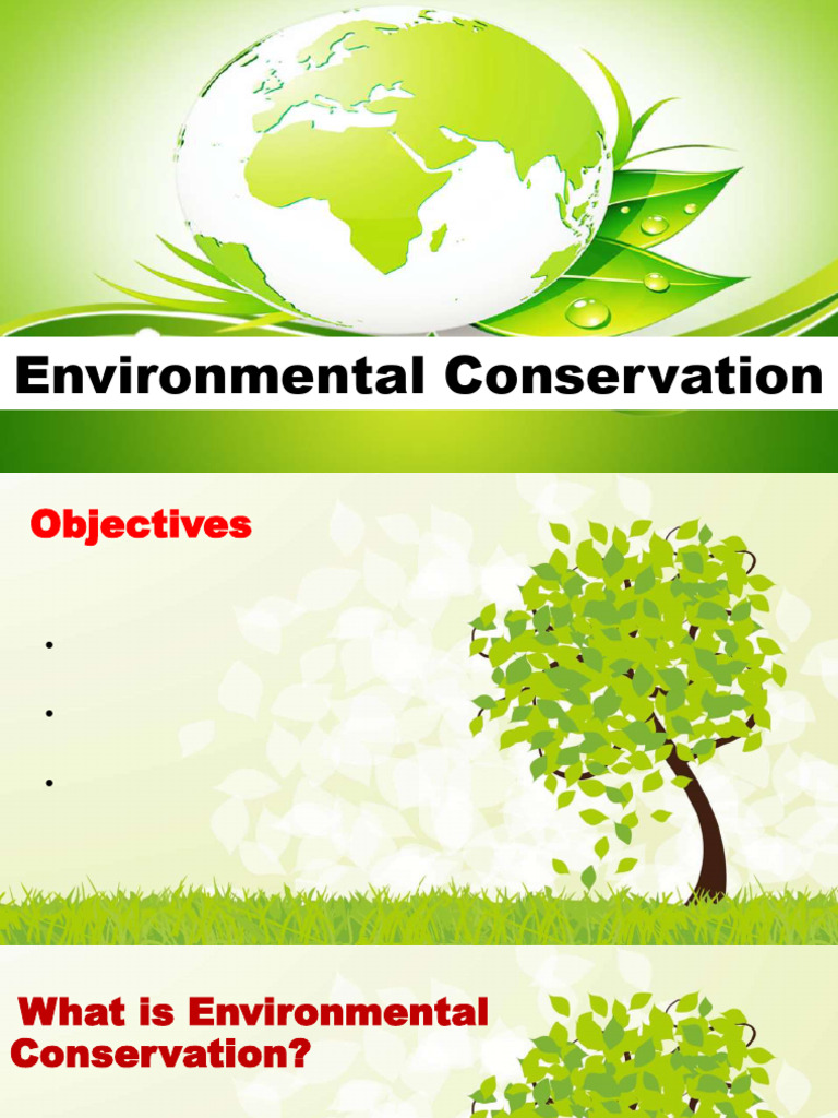 Understanding Environmental Conservation | PDF | Climate Change | Pollution