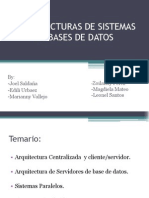 Arquitecturas de Sistemas de Bases de Datos