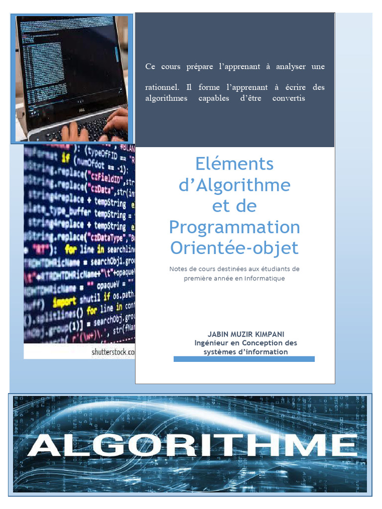 Introduction à l'Algorithmique et Programmation | PDF | Programmation ...