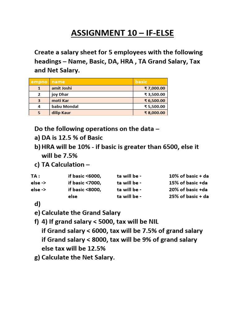 Employee Salary Calculation Guide | PDF