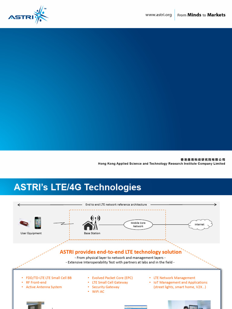 ASTRI LTE Technology Overview | PDF | Lte (Telecommunication ...