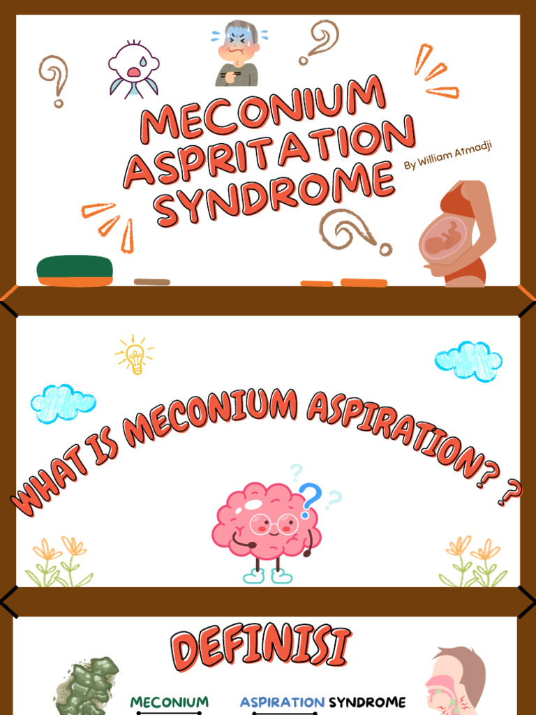 Meconium Aspiration Syndrome | PDF | Neonatal Intensive Care Unit ...