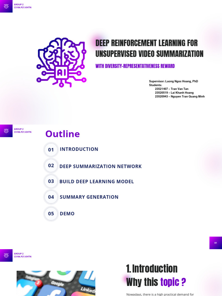 Purple Gradient Artificial Intelligence Presentation | PDF | Algorithms ...