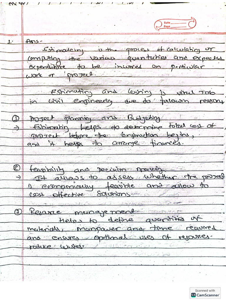 Estimation Assignment Ra | PDF