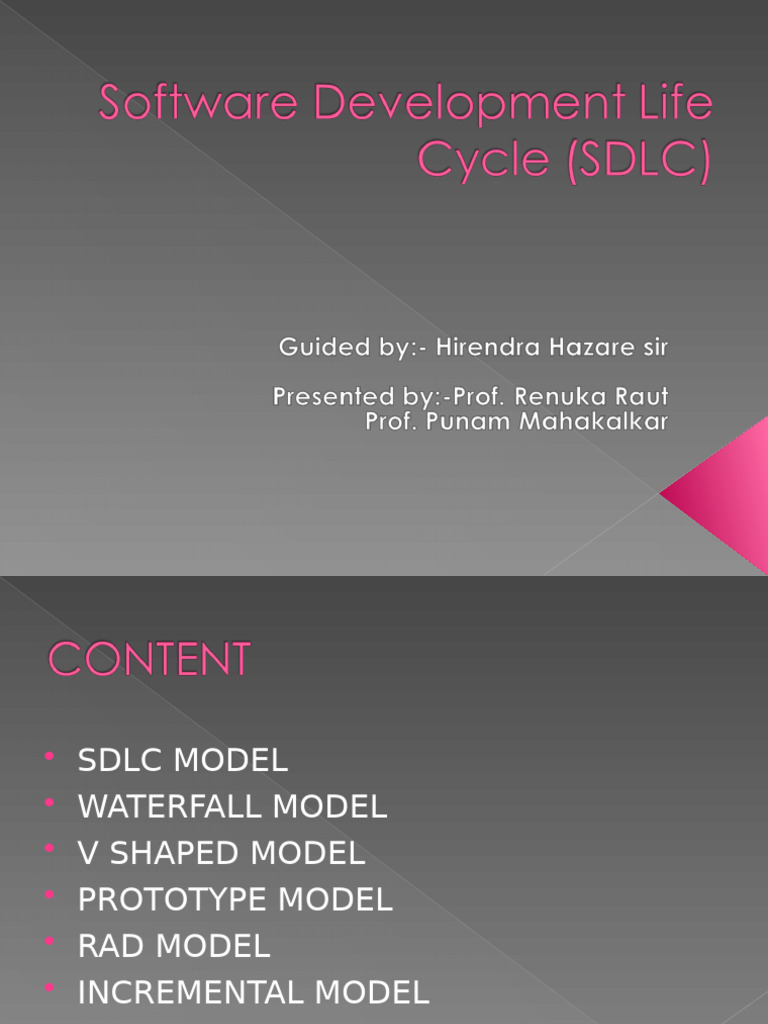 SDLC Powerpoint Presentation | PDF | Software Development Process ...