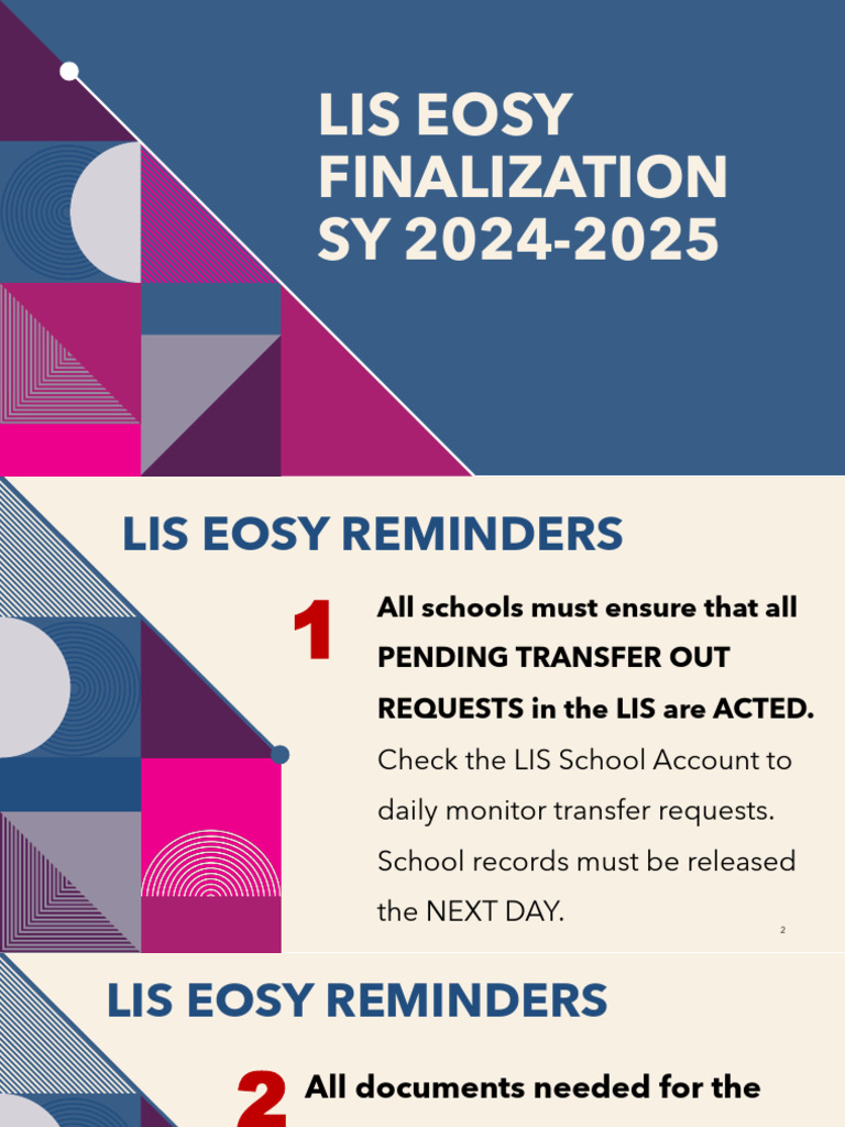 Checking of School Forms and LIS Matters | PDF
