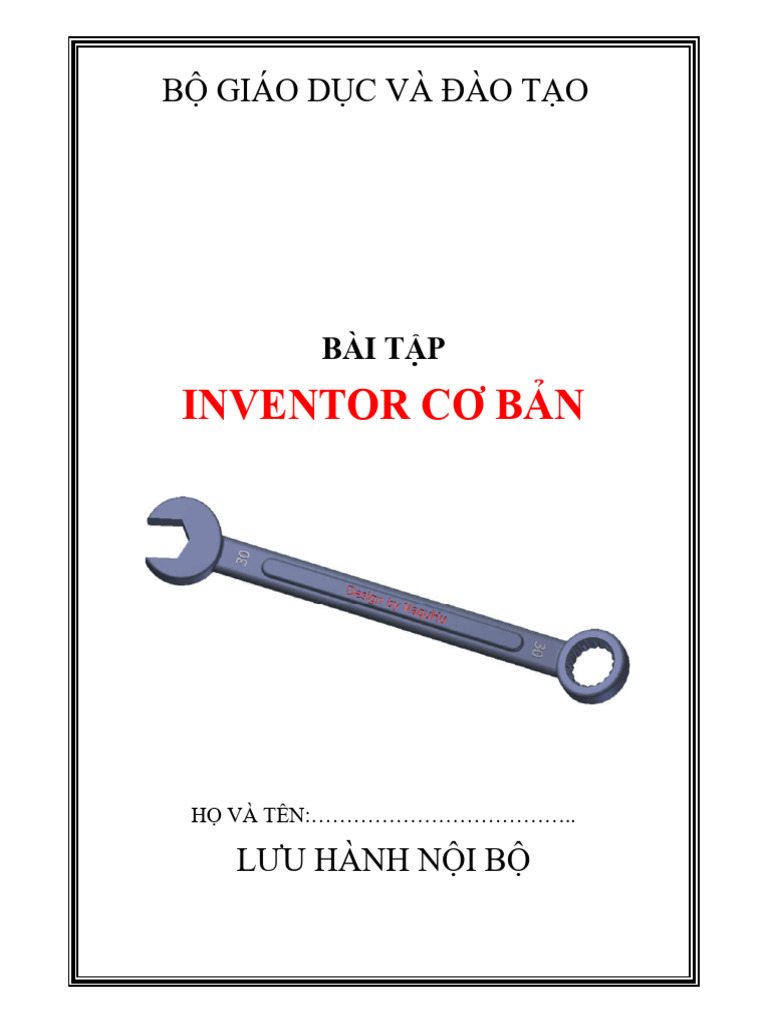 Bai Tap Inventor | PDF